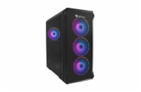 Počítačová skříň Genesis IRID 503 ARGB V2/Micro Tower/Transpar./Černá