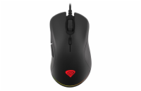 Genesis herní optická myš KRYPTON 200/RGB/6400 DPI/Herní/Optická/6 000 DPI/Drátová USB/Černá
