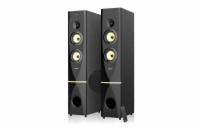 FENDA F&D repro T-88X/ 2.0/ 300W/ černé/ dřevěné/ BT4.2/ FM rádio/ USB/ optický vstup/ dálkové ovládání/ Karaoke