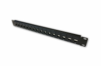Datacom 3300 DATACOM 19" Neosazený Patch panel 16 port