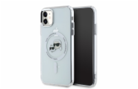 Karl Lagerfeld IML K&CH Heads Metal Frame MagSafe Zadní Kryt pro iPhone 11 Transparent Představujeme pouzdro s elegantními a hravými hlavami K&CH, díky kterému váš telefon vynikne nádechem charakteri