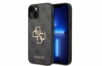 Guess PU 4G Metal Logo Zadní Kryt pro iPhone 15 Grey Guess PU 4G Metal Logo prémiový kryt, který nejen že váš telefon perfektně ochrání, ale také svým povedeným designem a použitými prvotřídními mate