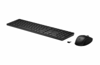 HP 650 Wireless Keyboard & Mouse Black- Anglická klávesnice a myš, černá
