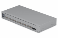Ubiquiti UniFi Switch Pro Max 16 PoE - 4x 2.5GbE, 12x GbE, 2x SFP+, Etherlighting, PoE+/PoE++ (PoE budget 180W)