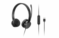 Lenovo sluchátka USB-A Wired Stereo On-Ear Headset (with control box)