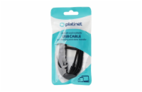 Platinet Datový Kabel USB-C - USB-C 5A, 100W, 1,5m, 480 Mbps, černý