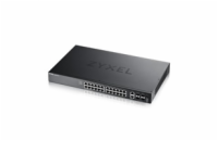 Zyxel XGS2220-30, L3 Access Switch, 24x1G RJ45 2x10mG RJ45, 4x10G SFP+ Uplink, incl. 1 yr NebulaFlex Pro