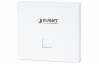 Planet WDAP-W3000AX in-wall AP, 1x1Gb, Dual Band 802.11ax (3Gb/s), PoE+ 802.3at, VLAN, 256 klientů, -20~55°C