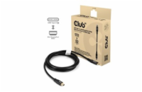 Club3D Kabel USB-C na MiniDisplayPort 2.1, 8K30Hz, DSC1.2, UHBR10, 2m
