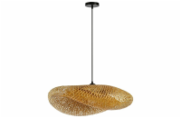 IMMAX BOHO HILO designové závěsné svítidlo, D80cm, E27, bambus