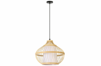 IMMAX BOHO PINCHOS designové závěsné svítidlo, D40cm, E27, bambusové dřevo
