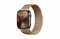 Apple Watch S10 Cell/46mm/Gold/Elegant Band/Gold/-S/M