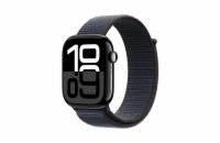 Apple Watch S10 Cell/46mm/Jet Black/Sport Band/Ink