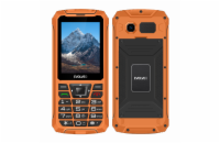 EVOLVEO StrongPhone Z6, vodotěsný odolný Dual SIM telefon, oranžová