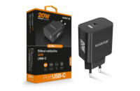 Rychlá nabíječka ALIGATOR PD 20W USB-C, černá