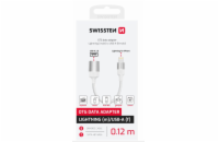 SWISSTEN OTG ADAPTÉR TEXTILE LIGHTNING (samec) / USB-A (samice) 0,12 M ČERNÝ (nahrazuje 55500300)