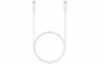 Crono kabel  typ usb C na usb C bílý 1m 2A