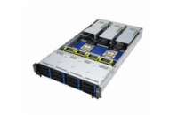 ASUS 2U GPU server 2x SP5, 24x DDR5 ECC R, 12x 3,5/8xNVMe, 2x 10Gb LAN, 2x 2600Wt, IPMI
