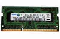 Samsung 1GB DDR3 PC10600 1333MHz SODIMM CL9 Operační paměť pro notebooky, Samsung 1GB DDR3 1333MHz SODIMM CL9