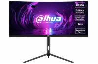 DAHUA 30" LED LM30-E330CA/ herní/ VA panel/ 2560x1080 (UWHD)/ 3000:1/ 1ms/ 250 cd/m2/ 2x HDMI/ 2x DP/ VESA 75x75/ černý
