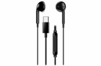 Genius HS-M365 černý, Headset, drátový, do uší, mikrofon, ovládání hlasitosti, USB-C, černý