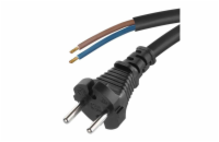 Flexo šňůra guma/neopren 2x1,0mm2 5m černá EMOS S03050N