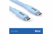 Club3D Kabel USB-C 4.0, 20Gbps, 4K60Hz, PD 240W, 2m, modrá