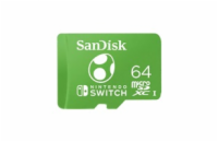 SanDisk MicroSDXC karta 64GB pro Nintendo Switch (R:100/W:90 MB/s, UHS-I)