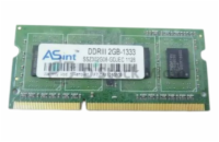 ASint 2GB DDR3 PC10600 1333MHz SODIMM CL9 Operační paměť pro notebooky, ASint 2GB DDR3 1333MHz SODIMM CL9