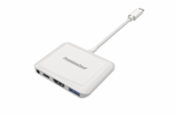 PremiumCord Převodník USB-C na HDMI2.0+USB3.0+Audio+PD (pro iPad Pro)