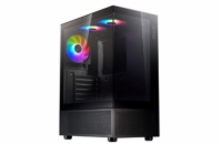 Adata XPG INVADER X MINI/Midi Tower/Transpar./Černá