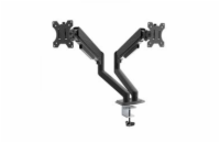 Akyga Dvojité rameno monitoru s plynovou pružinou AK-MB-06 Dvojitý stolní držák VESA 75x75 mm / 100x100 mm 15-32“