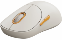 Xiaomi Wireless Mouse 3/Kancelářská/Optická/1 200 DPI/USB+BT/Bílá