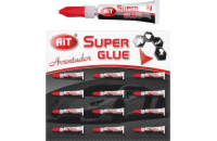 Sada 12 kusů vteřinových lepidel AIT Super Glue Aventador 3g