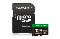 ADATA 128GB MicroSDXC UHS-I U3 V30 + adapter