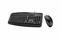 GENIUS Smart KM-200/ Drátový set/ Copilot/ USB/ černá/ CZ+SK layout