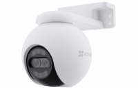 EZVIZ IP kamera H80x Dual 4K/ PTZ/ Wi-Fi/ 8+2 Mpix/ krytí IP65/ objektiv 4mm/ H.265/ IR přísvit až 30m/ bílá