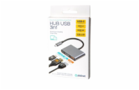 PLATINET USB-C 3.2 GEN2 10GB/S HUB 3IN1 HDMI 4K USB-C PD 100W USB-A3.2 ALU