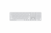 Apple Magic Keyboard Numeric Touch ID/Bezdrátová Bluetooth/US layout/Bílá