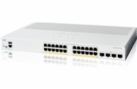 Cisco Catalyst switch C1200-24FP-4G (24xGbE,4xSFP,24xPoE+,375W) - REFRESH