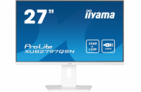 iiyama ProLite/XUB2797QSN-W2/27"/IPS/QHD/100Hz/1ms/White/3R