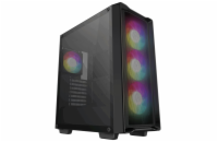 DEEPCOOL skříň CC560 MESH V2 / ATX / 4x120 mm fan ARGB / USB 3.0 / USB 2.0 / mesh panel / černá