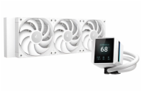 DEEPCOOL vodní chladič MYSTIQUE 360 / 3x120mm fan / dig. displej / Intel i AMD / bílý