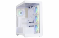BitFenix skříň CETO / ATX / 4x 120mm FRGB fan / 2x USB 3.0 / USB-C / tvrzené sklo / bílá