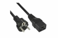 PremiumCord Napájecí Kabel IEC 320 C19 konektor - 1.5m PremiumCord Kabel síťový k počítači 230V 16A 1,5m  IEC 320 C19 konektor Napájecí kabel v černém provedení pro počítač nebo UPS s konektorem IEC 