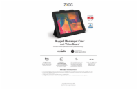 ZAGG klávesnice Rugged Messenger Kryt UK + VG IPad 9.7