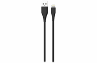 Colorway Datový Kabel USB/ Apple Lightning/ 2.4A/ 1m/ PVC/ Černý