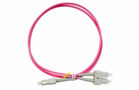 Duplexní patch kabel MM 50/125, OM4, SC-SC, LS0H, 2m