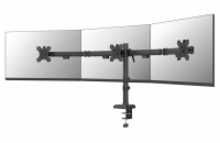 Neomounts NERO Triple Flat Screen Desk Mount 10-27 "(phone holder+Quick-fix clamp/grommet)
