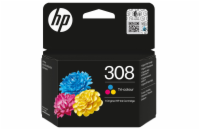 HP 308 Tri-color Original Ink Cartridge (120 pages)
